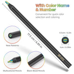 12 Pack Rainbow Pencils Art Supplies for Teen Girls Trendy Gifts