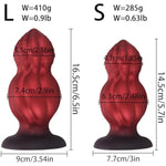 Anal Plugs For Men Gourd Realistic Knot Dildos Monster Butt Plugs Vaginal Dilators Couple Large Stretch Trainers Adult Sex Toys (L)