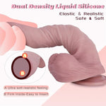 9.3 Inches Realistic Silicone Dildo For Adult, Lifelike Fake Penis For Women/Men/Gay, Adult Sex Toys For G Spot Stimulator And Anal Plug Play (Flesh)