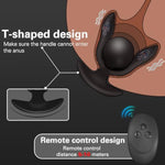 Inflatable Expand Anal Plug, Remote Control Expandable Anal Vibrator With 10 Vibration Modes G Spot Stimulator Prostate Massager