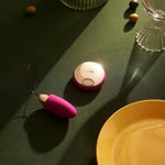 Lyla 2 Bullet Vibrator For Women, Silicone Handheld Massage Toy With Sense Motion Technology, Remote Control Vibrator, Bullet Egg Vibrator, Vibrating Egg Sex Toy, Cerise