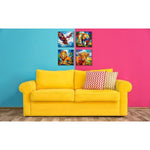 4 Pack Framed Paint by Numbers Kit for Kids Ages 8-12, Colorful Animal Canvas Art