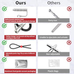 Urethra Sound 304 Stainless Steel Hollow Penis Plug Sex Toys - Catheters & Sounds Adult Sex Toys Male Urethral Dilator Urethra Sounding Stimulation For Men Comes With An Adjustable Cock Ring(0.26Inch)