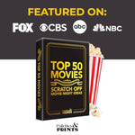 Premium Movie Night Scratch Off Cards – Gifts For Movie Lovers – End Movie Night Indecision With Movies From Top Databases – Stunning Illustrations - Husband Boyfriend Gift - Couples Gift Ideas