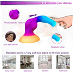 ?8.66 Inch Simulated Silicone Dog Dick Dildo With Powerful Suction Cups, Giant Realistic Anal Dildo Toy, Glow In The Dark Dildo, G-Spot Stimulation For Men, Women, Couples And Homosexuals