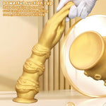 13" Silicone Fist Dildo, Xxl Realistic Flexible Hand Dildos Anal Plug Butt Plug Fisting For Anal Dilator Stretching Vaginal Prostate Massage With Suction Cup Adult Sex Toys For Women Men (L)