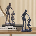 Dad Gifts From Daughter Imitation Cast Iron Sculpture Girl Dad Dancing Status Father Daughter Figurine Decoration For Fathers Day Wedding Memorial Gifts For Dad Statue For New Dad Stepdad Husband