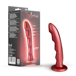 Temptasia Jealousy Peg - 7 Inch Pegging Dildo - Harness & Strap On Compatible - Designed For Bdsm & Role Play - Platinum Cured Silicone - Red Rouge - Adult Sex Toy