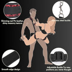 Bdsm Thigh Restraints Bondage Sexy Spreader Legs Sex Straps,Neck To Leg Adjustable Sex Restraints Toy Set,Soft Foam Pads For Comfortable, Sex Gear For Couple'S Game