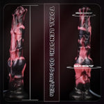 Huge Knot Horse Dildo Squirting Knotted Animal 12In Ejaculating Dildo Realistic Textured Pink Black Shaft With Strong Hands Free Suction Cups Adult Sex Toy Waterproof Large Anal Plug For Women Couples