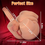 13.2Lb Shemale Sex Doll Butt Male Masturbator Adult Sex Toy, Unisex Sex Doll Torso With 7.9In Realistic Huge Dildo Big Pussy Ass, Flexible Cock For Women, 3D Vagina Tight Anal For Men Gay Couple