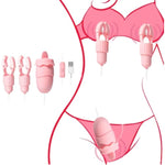 Nipple Clamps Adult Sex Toys, Nipple Vibrator Women Sex Toys With 12 Vibration & Tongue Licking Modes, Vibrating Nipple Toy Clitoral Stimulator, Rechargeable Bdsm Adult Toys For Women Female Couples