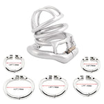 Stainless Steel Male Chastity Device Ergonomic Design Male Adult Game Sex Toy K145 (45Mm/ M Size)