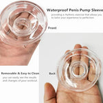Thick Penis Pump Universal Silicone Realistic Penis Sleeve Replacement Seal Cover Cock Sleeve Dick Pump for Male Enhancement Growth Pump Cover