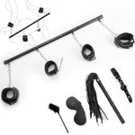 Bdsm Bondage Kit Sex Bondage Restraints Sex Toy With Spreader Bar, Whip, Ball Gag, And Adjustable Handcuffs, Ankle Restraints, Sex Restraints Set For Women Men And Couples Ultimate Bondage Sensation
