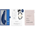 Premium 2 Clitoris Vibrator For Women | Clit Sucker Adult Toys | Vibrating Adult Sex Toy | Clit Stimulator For Woman With 14 Suction Speeds | Waterproof Clitoral Stimulation Massager | Blue