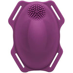 Me2 Rumble Probe – Rechargeable Waterproof Silicone Strap On Harness Vibrator – 10 Function Vibration Adult Sex Toy For Couples – Purple