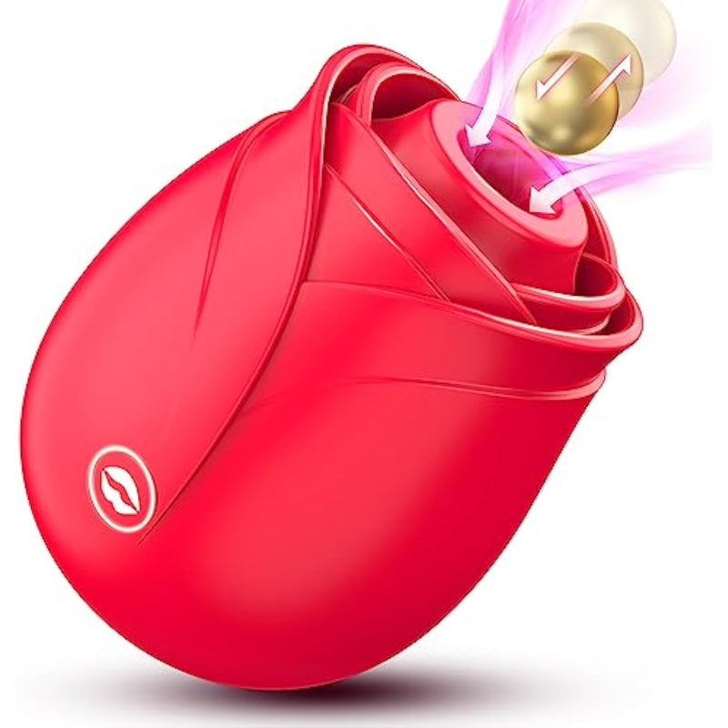 Rose Sex Toy Suction Vibrator - Rose Adult Sex Toy Sucking Vibrator, W BlessMyBucket Rose Sex Toy Suction Vibrator - Rose Adult Sex Toy Sucking Vibrator, W BlessMyBucket