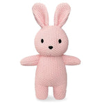 Cute Knitted Bunny Stuffed Animals, Baby Crochet Stuffed Animal And Soft Cotton Toys. 12 Inch Rabbit Plush Toy, Cute Small Animal Dolls, Soft Toys For Babies, Boys And Girls Birthday Christmas Easter