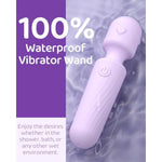 Mini Vibrator Wand for Clitoris Stimulation and Female Adult Pleasure - Cordless, Quiet, High Power & Waterproof Sex Toy