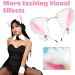 Stainless Steel Anal Plug Butt Plug With Faux Fox Tail And Ear,Cosplay Anal Stopper Anales Plug Sex Toy For Beginner Women Men Couple