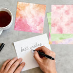 24 Pcs 6 x 6 Inch Watercolor Scrapbook Paper, Colorful Cardstock for DIY Crafts