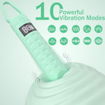 Women's Body-Safe Silicone Vibrator with 10 Modes for G Spot and Clitoral Stimulation