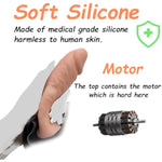 Strap On Dildo Penis Enlarger With Harness Variable Speed Vibration, Penis Extension Sleeve Cock Cover With Adjustable Hollow Strapon Harness, Realistic Penis Sleeve Vibrator Adult Sex Toy For Couples