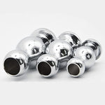 Metal Anal Plug Enema Device For Flushing Hollow Anal Plug Anus Peep Anal Expansion Training Toy