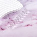 Crystal Anal Beads, Mushroom Butt Plug, Sex Toy For Women Men Masturbation Transparent