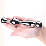 Adult Flirting Props, Metal Rolling Ball Anal Plug, Vestibular Masturbation, Stainless Steel Pulling Ball Anal Plug