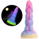 8.2" Realistic Dildo Monster Alien Dragon Dildo Luminou Glow In The Dark, Fantasy Dildo Silicone Knot Dildo Thick Dildo Creature Cocks Adult Toys For Women Men Wedding Gift