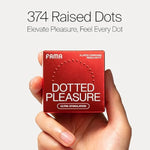 Ultra Thin&Dotted Pleasure Condoms, For Ultra Sensitivity, Natural Latex, Lubricated Condoms - 6 Count
