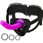 Strap On Dildo Harness Adult Sex Toys For Pegging, Wearable Strap On With Adjustable Realistic G-Spot Silicone Dildos, Anal Dildo For Lesbian Gay Couple Vaginal Anal Play