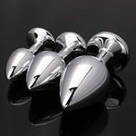 3 Pcs Luxury Jewelry Design Fetish Anal Butt Plug (Colorfully)