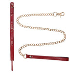 Faux Leather Bondage Collar With Chain Leash Set And Blindfold, Studded Spanking Paddles Bdsm Sex Toys