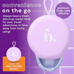 Comfyflow - Reusable Period Care Pack - Menstrual Cup and Discs with String, Ring, and Carrying Pouch - Comfort-Fit Design - Includes E-Book Guide - 5 Pack