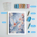 5D Diamond Painting Kit for Adults, Hummingbird Gem Art, 12 x 16 Inch