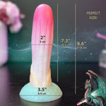 9" Fantasy Dildo Huge Monster Dildo U & G-Spot Big Colorful Dragon Dildos With Large Suction Cup, Long Anal Plug Adult Sex Toys & Games For Women Men Couples