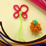600 Pcs Pipe Cleaners Craft Set, 20 Colors with Googly Eyes