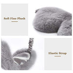 2-Pack, Plush Eye Mask Soft Sleeping Mask Blindfold Eye Cover