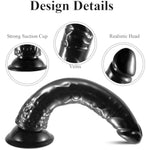 Strap On Dildo Harness For Pegging,Realistic 8.26 Inch Big Black Dildo With Suction Cup,G-Spot Stimulator Sex Toy For Women Lesbian Couple,Fetish Fantasy Sex Strapon Harness