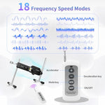 Sex Machine Dildo Machine For Women, Remote Control Automatic Thrusting Sex Machines With Suction Cup Adapter And Quick Air Connector To 3Xlr Port, Premium Sex Toy Machine With 5 Attachments