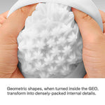 TENGA GEO-001 Aqua Geometric Sculpted Reusable Male Masturbator