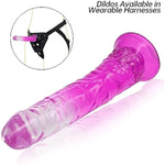 Soft Realistic Mini Dildo Vaginal Anal Stimulation Adult Sex Toys With Powerful Suction Cups, Purplegradient G-Spot Penis Suitable For Bed Games Female Pleasure (Small)