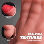 7 Lb Male Sex Doll With Flexible Dildo, Realistic Torso Dildo For Women 7 Inch Thick Long Penis With Anal Channel For Gay Hands-Free Sex Toy Unisex Masturbator With Accessories For Female Men Couples