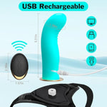 Strap On Dildo Strapon Harness - Vibrating Strap On For Women With 10 Vibration 4 Speeds, Remote Control Detachable Dildo Vibrator For Anal G-Spot Stimulation, Adult Sex Toys For Female Lesbian Couple