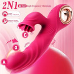 Clitoral Licking G Spot Vibrator With 10 Vibrating Modes, Vibrator Thrusting Dildo Adult Sex Toys, Nipple Anal Women Couples Sex Toys