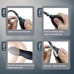 Inflatable Butt Plug Anal Plug,Anal Beads,Anal Sex Toys For Beginners And Advanced Users,Sex Toy For Vagina,Anal Training But Plug For Anal Trainer,Plug Anal For Couples (B), Black