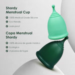Small & Large Menstrual Cups Set for First Time Users to Heavy Flow